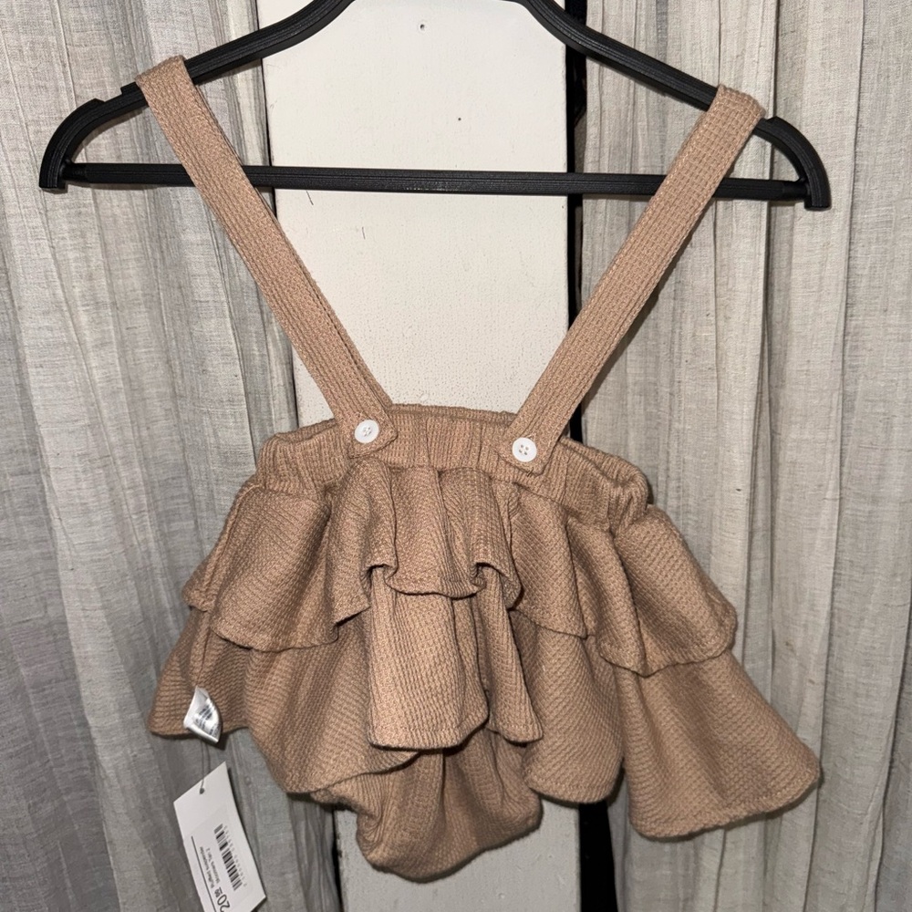 Little Peanut Ruffle Suspender Bloomer